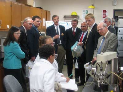 State Legislators tour Michigan Tech Research Labs