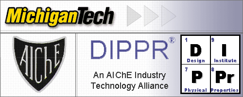 MTU - AIChE/DIPPR